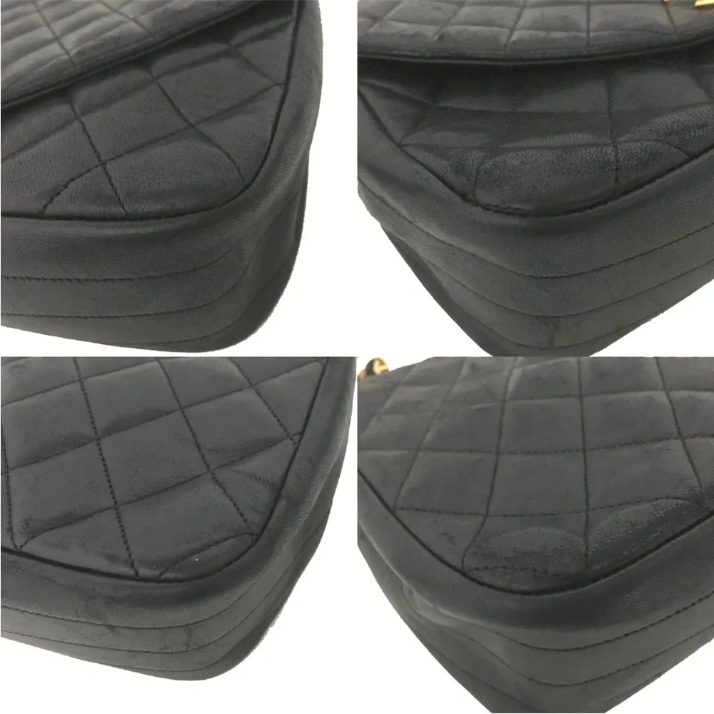 SOLD SOLD SOLD CHANEL Quilted Matelasse CC Logo Lambskin Chain Shoulder Bag - Picture 11 of 16